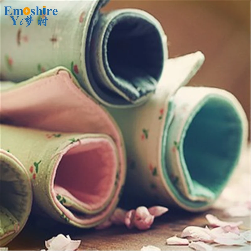 Emoshire Korean Floral Scroll Large Capacity Pencils Pastoral Wind Small Fresh Zakka Ringtones Student Stationery (2)