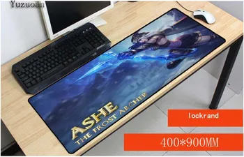 

Yuzuoan LOL mousepad Large Lock Edge mouse pad gaming mouse pad gamer League personalized mouse pads of Legends keyboard Mat