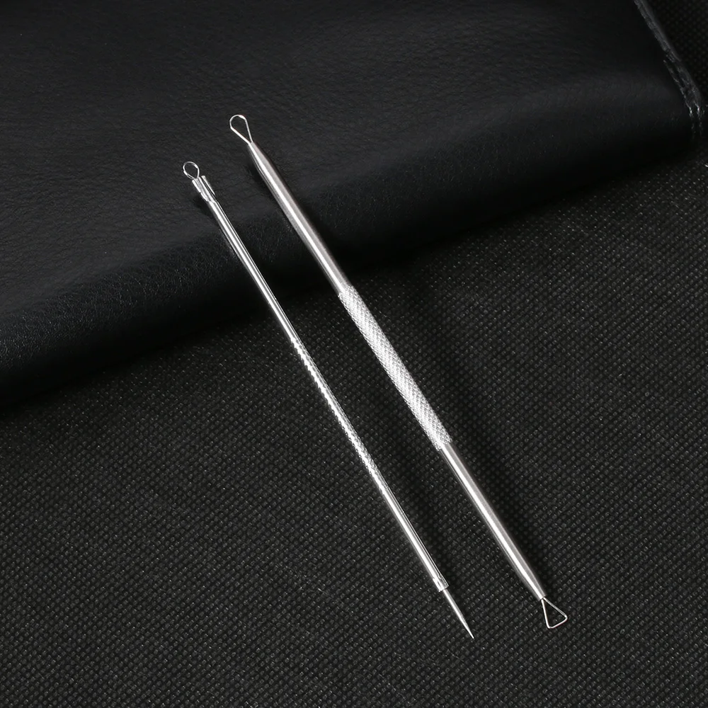 

2Pc/set Blackhead Remover Cleaner Tool Acne Blemish Needle Pimple Spot Extractor Tool