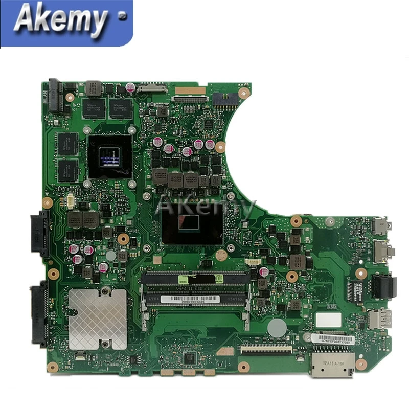  Akemy N552VW Laptop motherboard for ASUS N552VW N552V N552 Test original mainboard I7-6700HQ GTX950