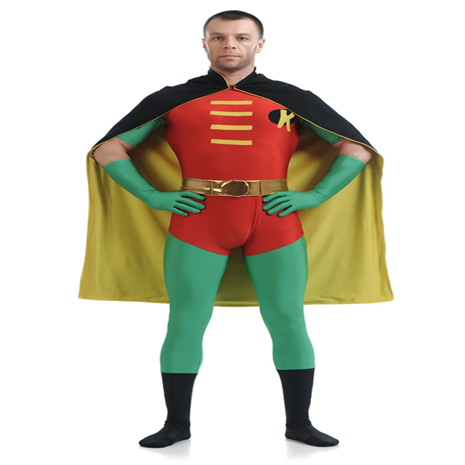 

Batman Robin Cosplay Costume Man Batman Bodysuit Spandex Lycra Zentai Halloween Costume Adult Super Hero Batman Suit