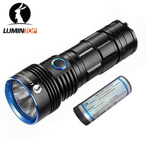 LUMINTOP ODF30C USB Перезаряжаемый фонарик CREE XHP 70,2 светодиодный Макс 3500 люмен 5 режимов расстояние луча 280 м тактический фонарь - Испускаемый цвет: ODF30C 4500mAh