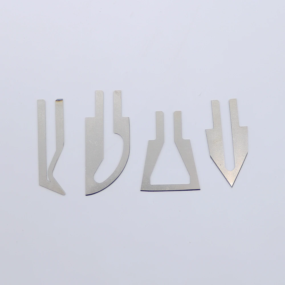 

4 Styles Electric Heating Knife Cutter Blades for Fabric Rope Leather