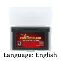 

32 Bit Video Game Cartridge Fire Emblem The Binding Blade Console Card US Version English Language Support Drop Shipping