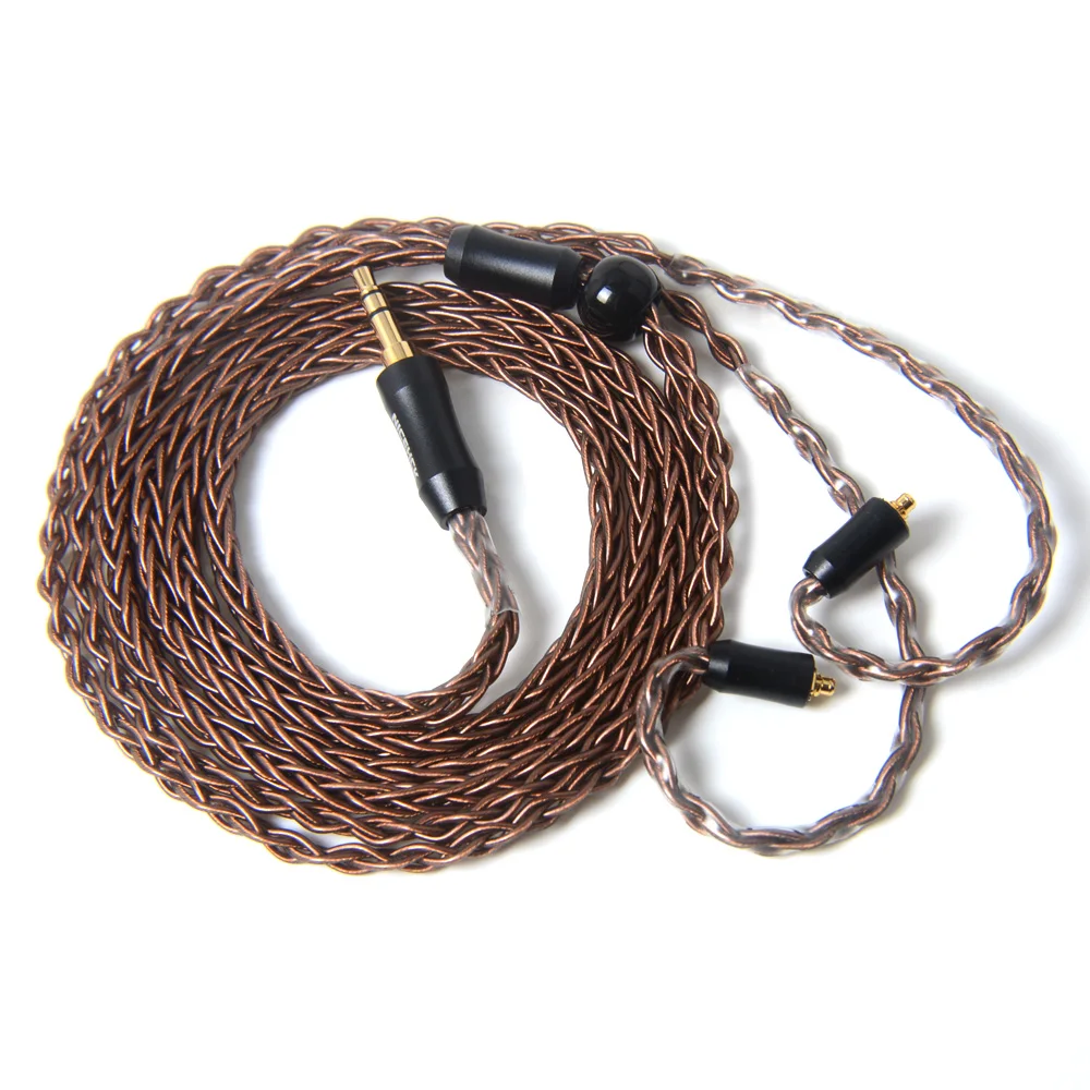 

NICEHCK 8 Core High Purity Copper Cable MMCX/2Pin Connector 3.5/2.5/4.4mm Balanced For TRN V80 AS10 ZS10 BA10 NICEHCK M6 HK6 HK8