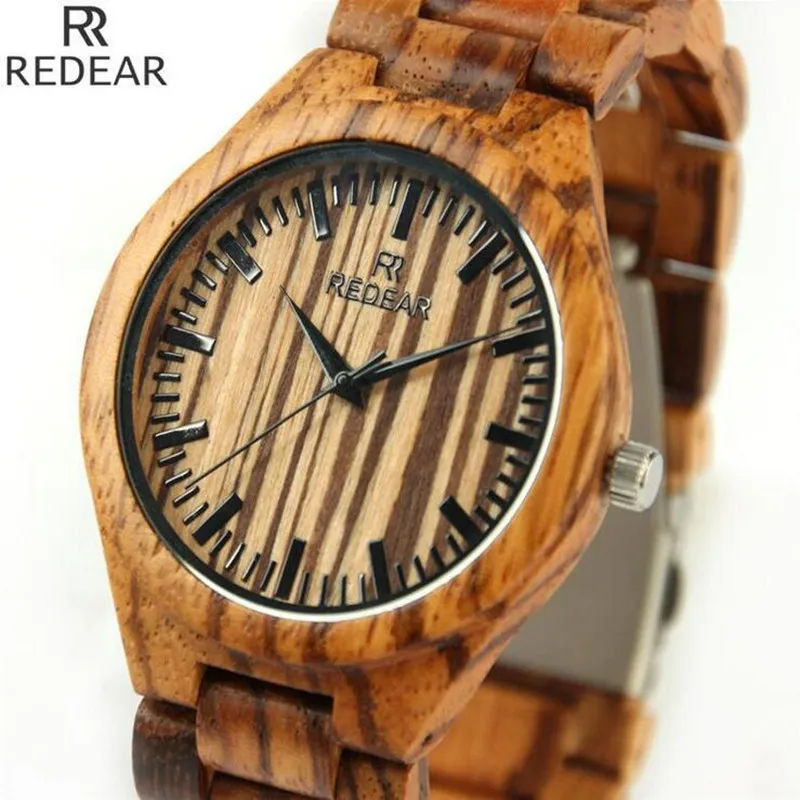REDEAR906 font b all b font bamboo material luxury men s font b watch b font