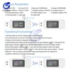 10 en 1 QC2.0 QC3.0 DC USB testeur de tension de courant compteur de temporisation voltmètre ampèremètre moniteur numérique indicateur de puissance chargeur 4-30 V ► Photo 2/6