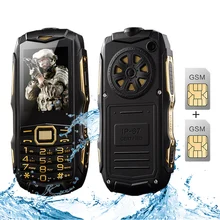 SUPPU Y809B IP67 waterproof bluetooth 2.0 cellphone long standby dual sim card flashlight power bank FM rugged mobile phone P225