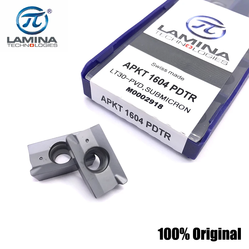 

Original LAMINA 10pcs APMT1135 PDTR APMT1604 APKT1003 Tungsten Carbide Insert Thread Turning Tool Lathe Cutter CNC Cutting Tool