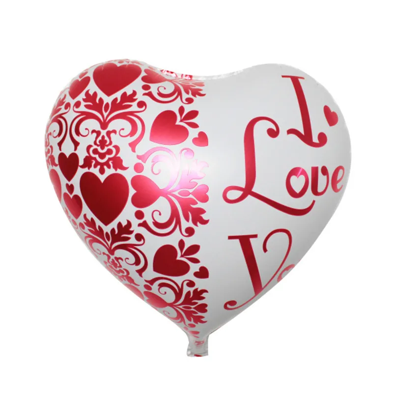 1 шт. любовь сердце фольгированные гелиевые шары печать I Love You воздушные буквы Globos