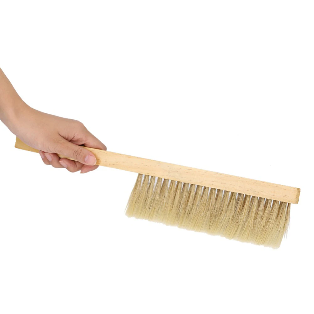 Wood Wasp Sweep Brush Beekeeping Tools Two Rows of Horse Tail Hair New Bee Brush Garden Tools Beekeeping Equipment