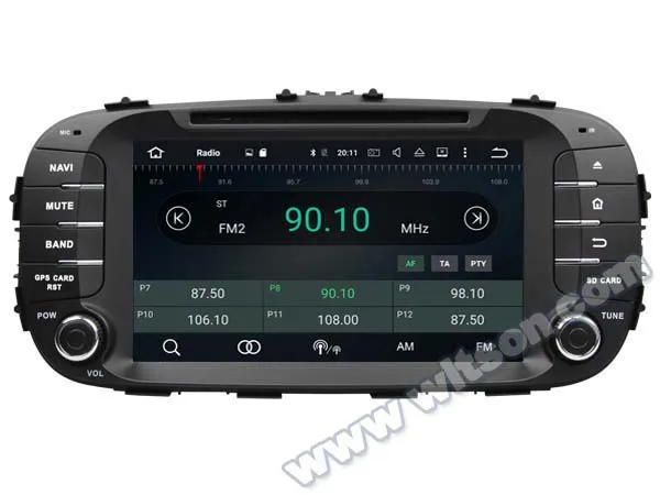 Discount 8" Android 8.0 Oreo OS Car DVD Multimedia GPS Radio for Kia Soul 2014 2015 2016 2017 2018 with Greater Viewing Angle IPS Screen 0