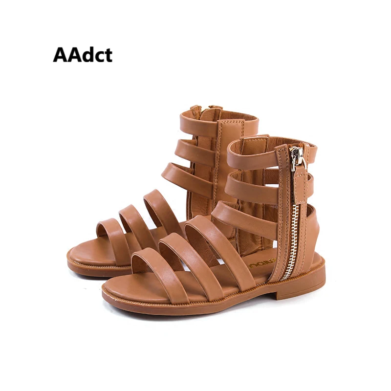 AAdct 2018 summer girls sandals Rome Princess kids Gladiator sandals for girls Brand High-quality children shoes open-toe Hollow