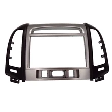 ITYAGUY Double Din Car Fascia for Hyundai Santafe 2011 Radio DVD Stereo CD Panel Dash Mount Trim Kit Face Bezel Facia Plate
