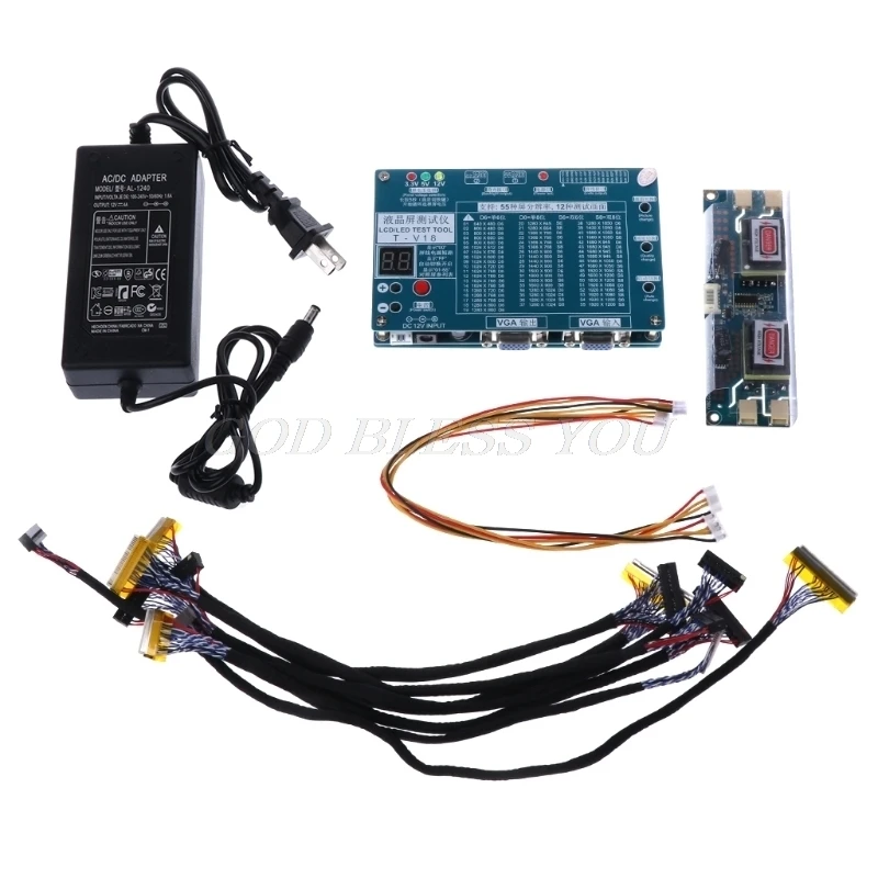 

Laptop TV/LCD/LED Test Tool Panel Tester Support 7 -84 Inch LVDS 6 Screen Line