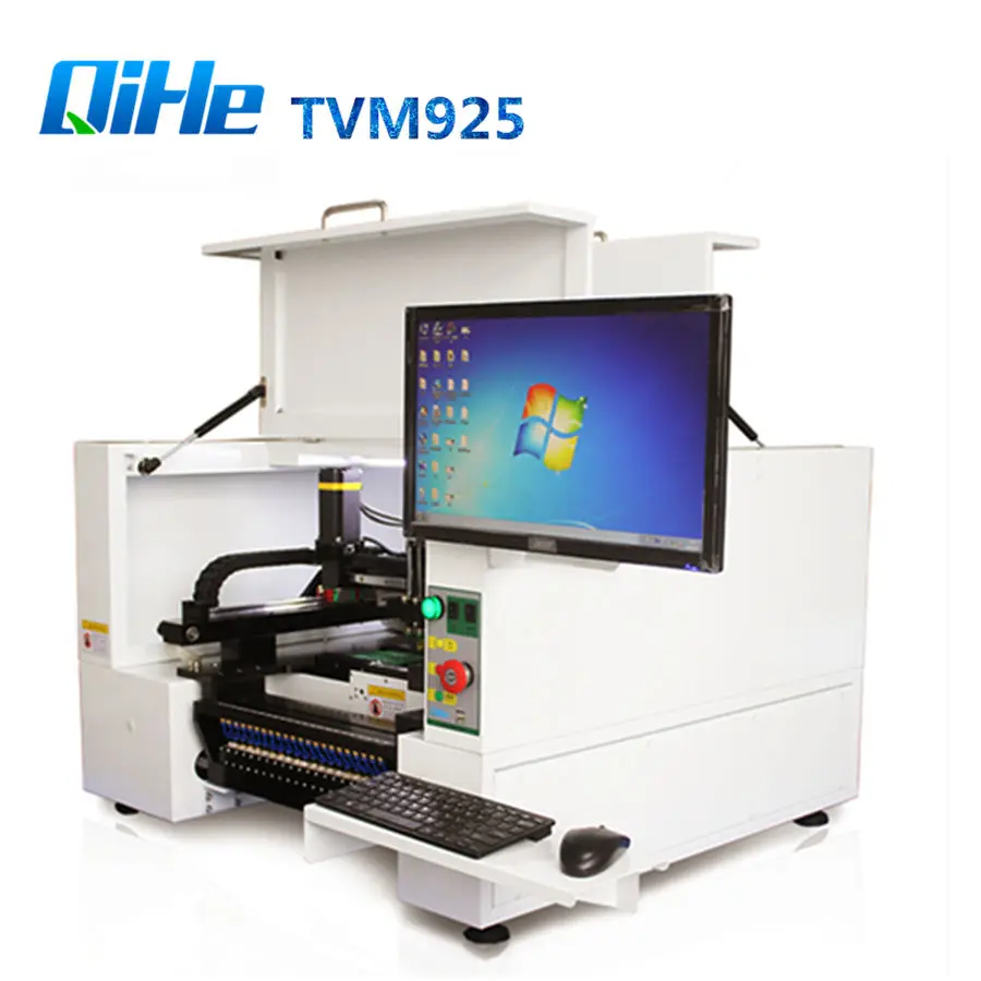SMD Pick Place Machine, новый продукт, Настольная светодиодная сборка SMT IC Chip Mounter SMD Pick and Place Machine TVM925