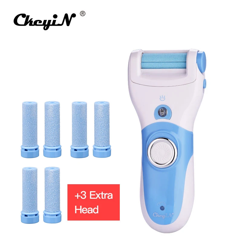 

CkeyiN Electric Foot File Tool+3 Roller Grinding Head For Pedicure Peeling Dead Hard Dry Callus Skin Removal Feet Care Machine40