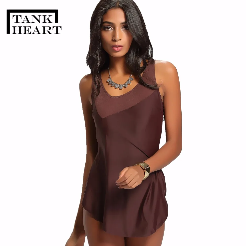 

Tank Heart Plus size praia large size swimwear women one piece swimsuit bodysuit biquini trikini monokini maillot de bain femme