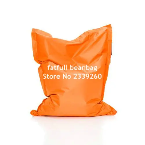 Чехол только без наполнителя-Детская сумка в виде бобов, уличное кресло-бини - Цвет: orange