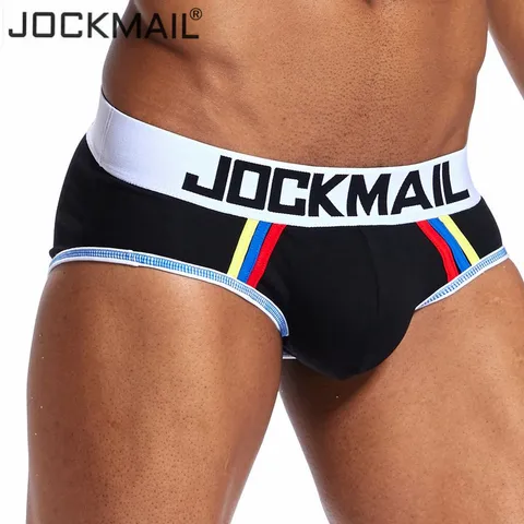 JOCKMAIL Brand underwear men penis pouch cueca Gay underwear cotton Sexy push up men briefs calzoncillos hombre panties Shorts Lahore