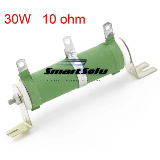 Resistencia de tubo de cerámica ajustable de 30 W 10 Ohm|tube sheet ...