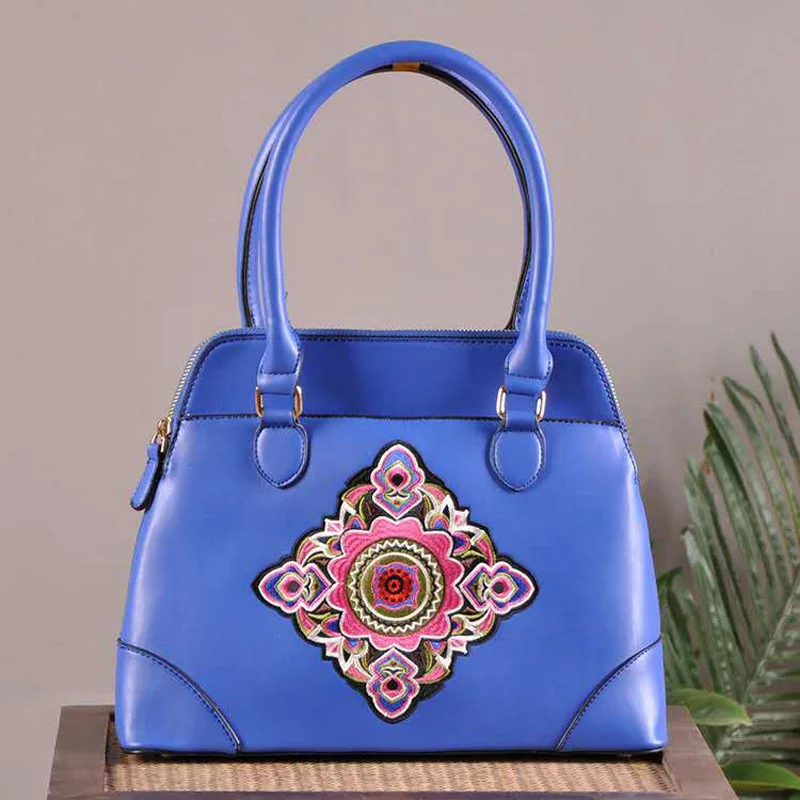 

New National Style Women Shoulder Bags Fashion Embroidery Design Women Bag Best Christmas Gift For Women handbag