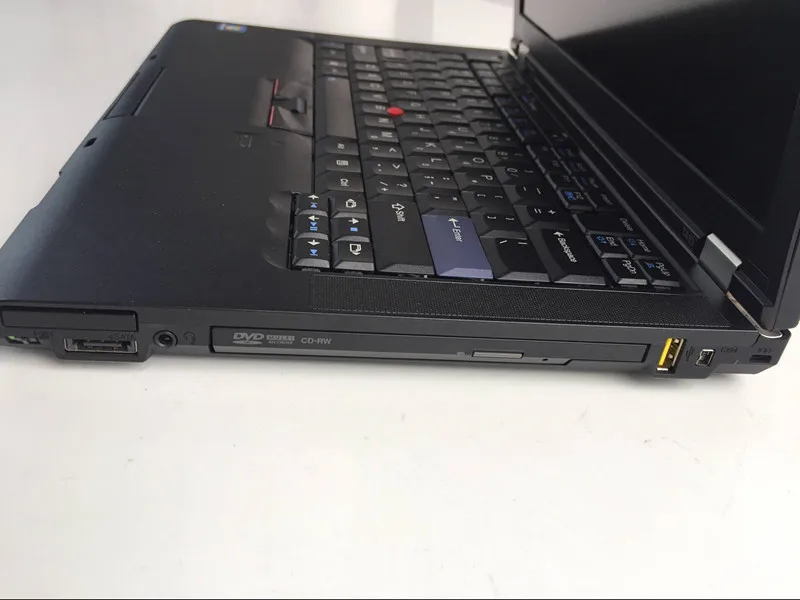 Подержанный компьютер авто диагностический ноутбук thinkpad T410 i5 4g с батареей для mb c4 c5 и для bmw icom