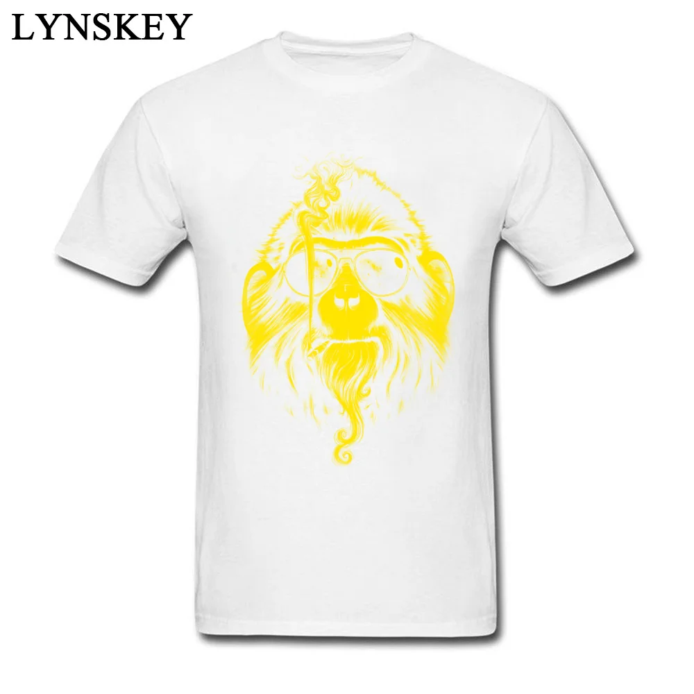 Men Funny 3D Printed Tops Tees Printing Round Collar Summer/Autumn Pure Cotton T-shirts Leisure Short Sleeve Clothing Shirt white
