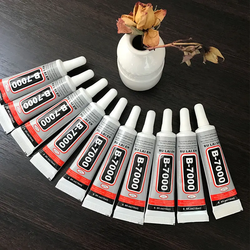 

10pcs B-7000 Liquid Super Glue Multipurpose Adhesive DIY Jewelry Rhinestone Crafts Nail Gel Touch Screen Glass Super B7000 Colla
