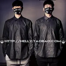 Новая весенняя и осенняя рубашка gd покрытие с длинным рукавом мужская Персонализированная рубашка певица костюмы одежда