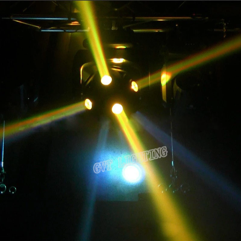12x20 Вт RGBW 4в1 светодиодный светильник с движущейся головкой для футбола DMX управляемый движущийся головной Луч, светильник, отличный эффект для дискотеки, ночного клуба, вечерние