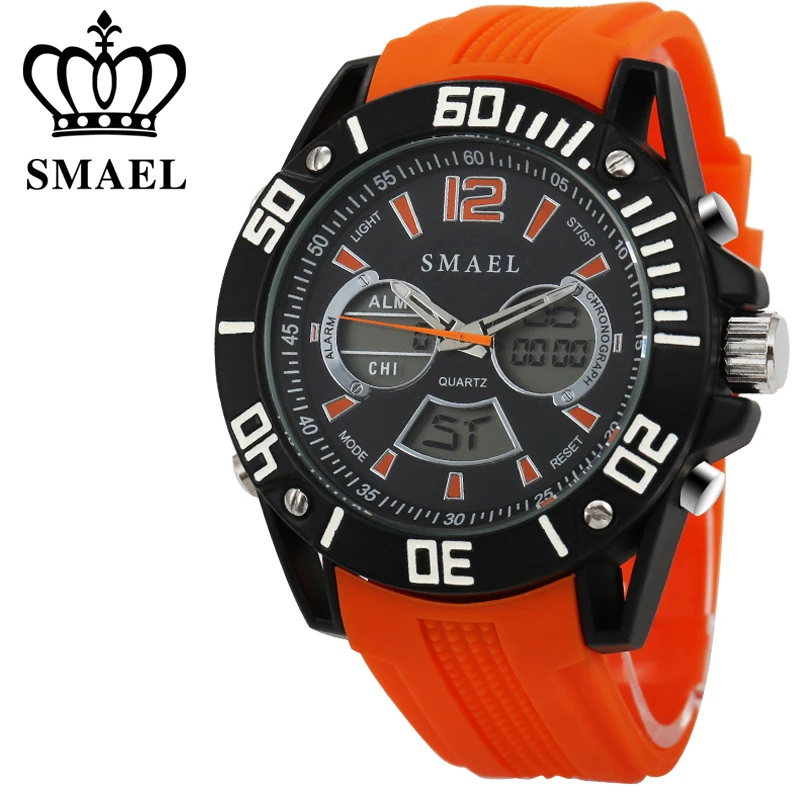 Prix pour Grand Cadran SMAEL Sport Montre Hommes Mode Étanche Casual Montre LED Numérique Quartz Hommes Montre-Bracelet Réveil relogio masculino WS1035 Prix pour Grand Cadran SMAEL Sport Montre Hommes Mode Étanche Casual Montre LED Numérique Quartz Hommes Montre-Bracelet Réveil relogio masculino WS1035