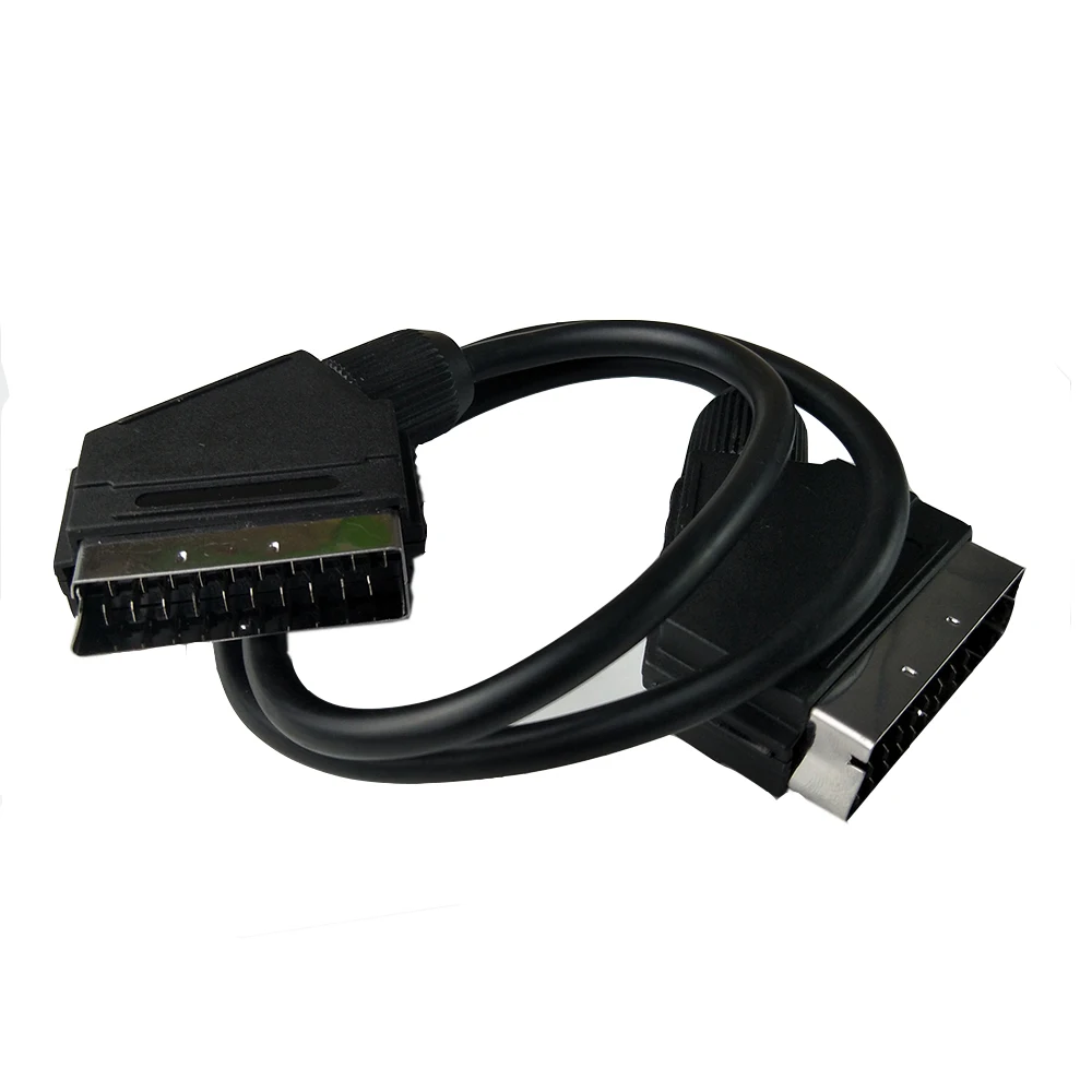 Кабель scart 0 7 м кабель Scart с никелированным штекером для телевизора DVD STB портом