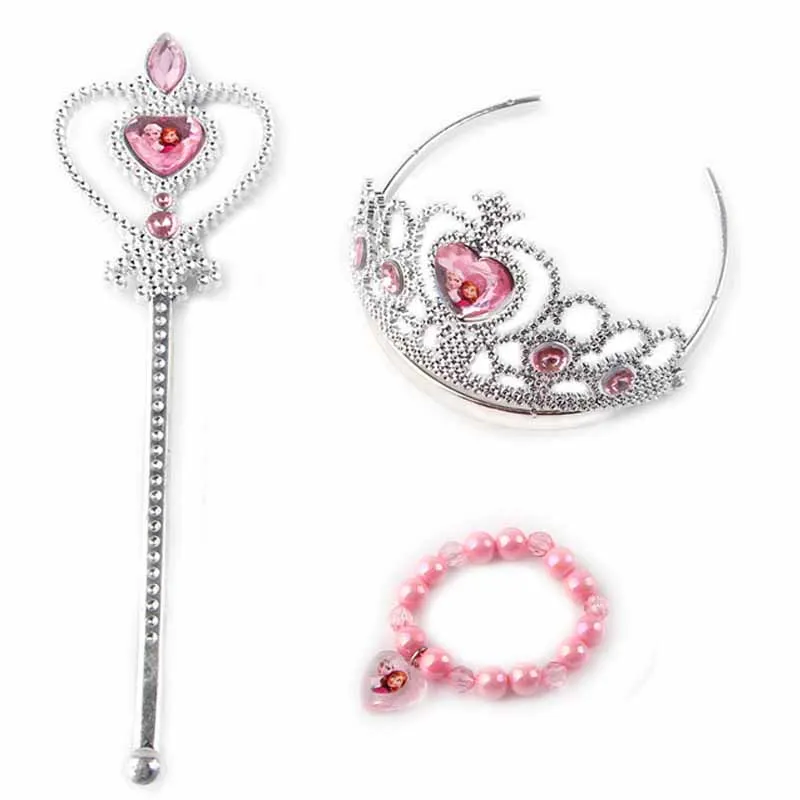 2018 Disney Pretend Play Toys Children's Crown Tiara Headband Suit Frozen Princess Magic Wand Toy Girl Bracelet Jewelry 2018 Disney Pretend Play Toys Children's Crown Tiara Headband Suit Frozen Princess Magic Wand Toy Girl Bracelet Jewelry