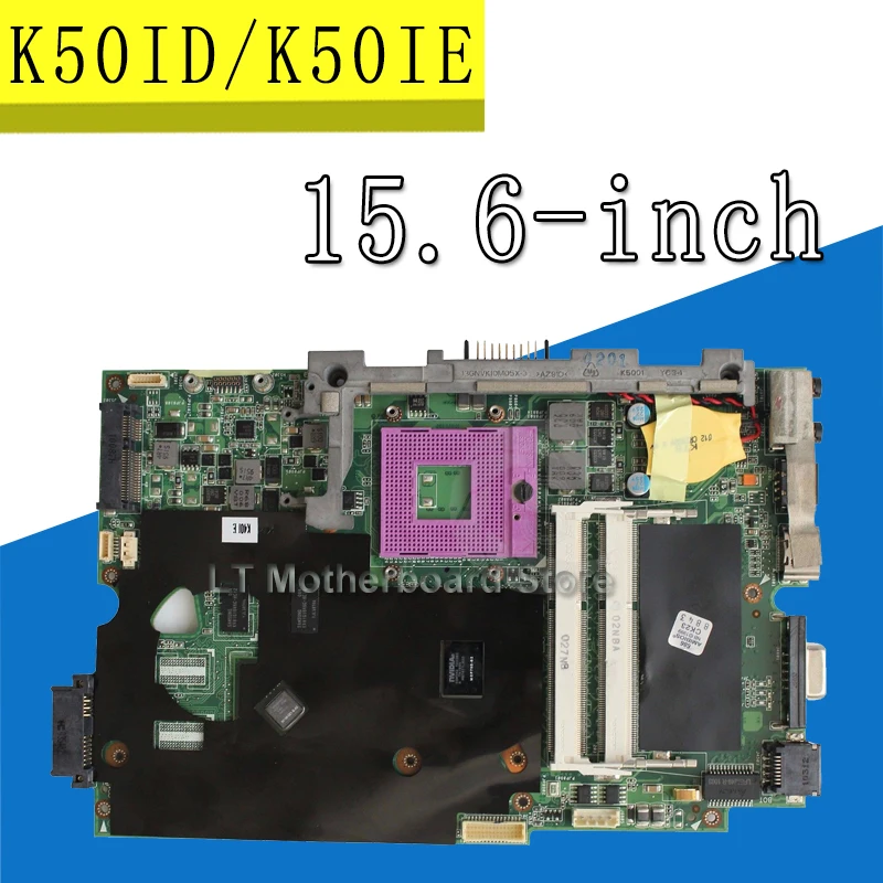 Материнская плата K50ID 512M 4 память для For Asus K50I K40ID X50DI K50IE X5DI материнская ноутбука |