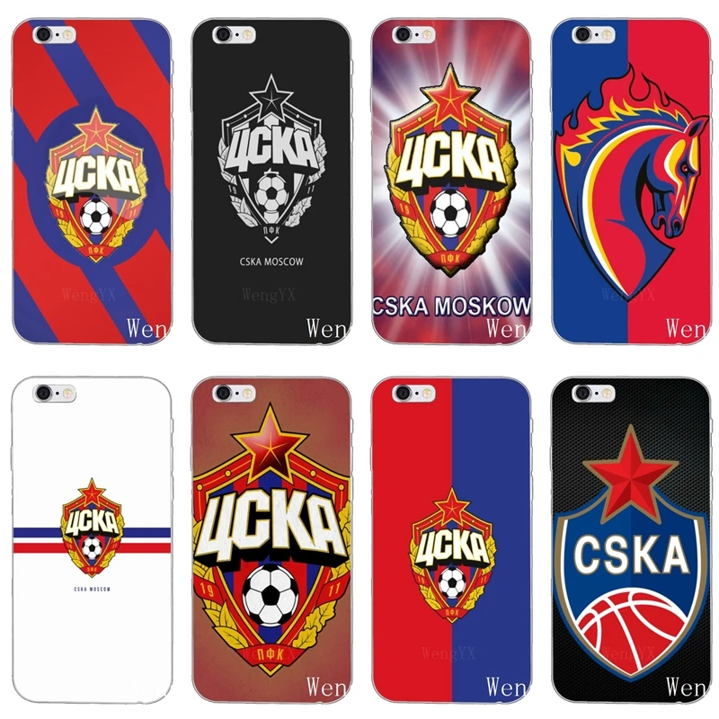 

CSKA Moscow Silicone Phone Case For Samsung Galaxy A10 A30 A40 A50 A60 A70 A6s A8 Plus A9s star J8 2018