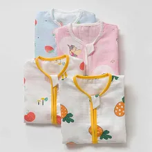 Спальный мешок для малышей для девочек и мальчиков хлопка младенческой на лето и весну детские одеяла ночная рубашка для малышей пижамы для От 3 до 4 лет