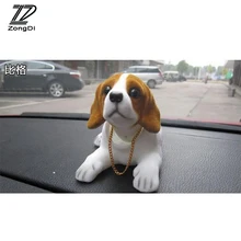 ZD стайлинга автомобилей декоративные собаки для Toyota Avensis Rav4 Audi Q5 Lifan X60 Renault Captur Skoda Yeti Ford Mondeo Kuga аксессуары