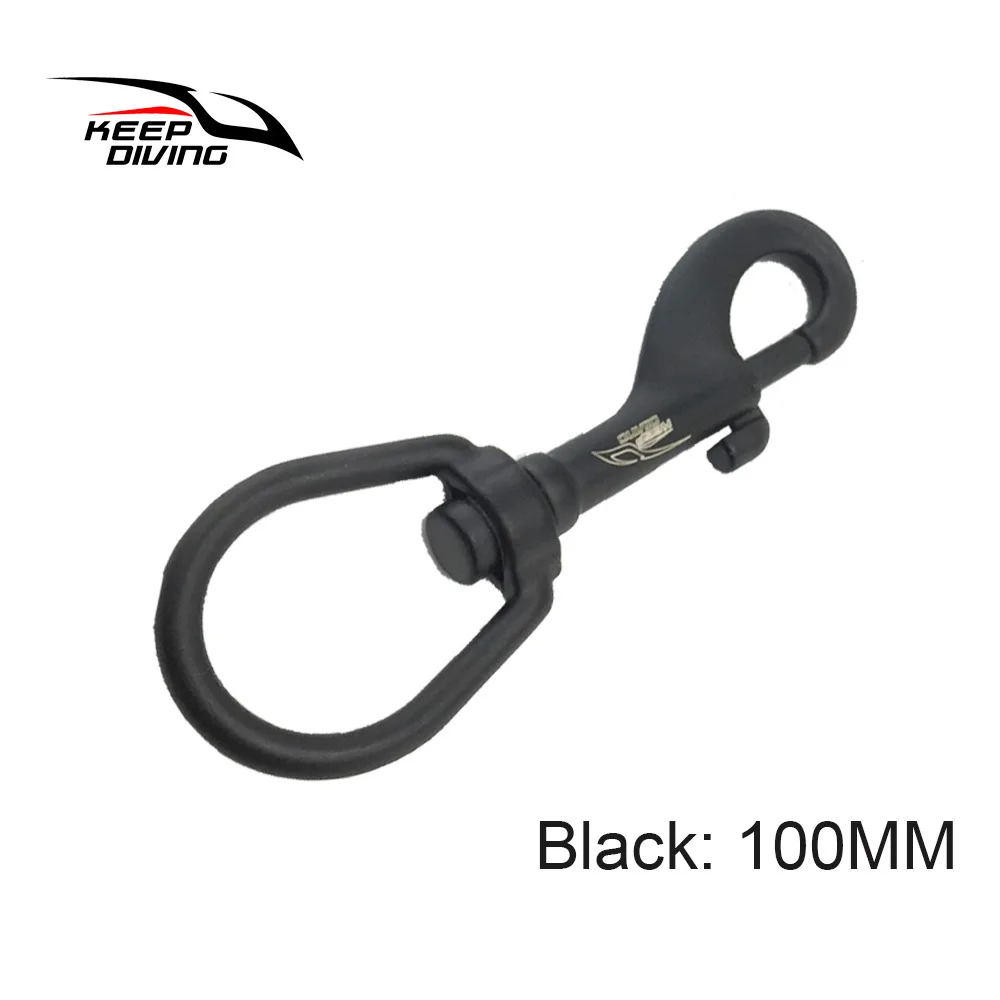 100MM 316 Stainless Steel Diving Buckle Scuba Single Ended Bolt Snap Clip Accessory 2 Colors | Спорт и развлечения