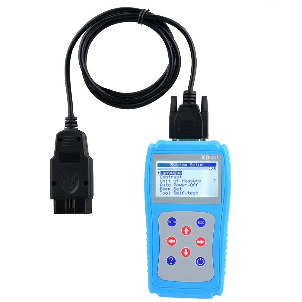 XD601 OBD2 OBDII Автомобильная Марка EOBD диагностический сканер штрих-код чтения данных тестер сканирующий инструмент Авто Профессиональный инструмент для ремонта