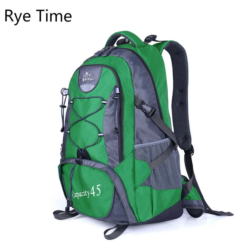 

Rye Time new leisure shoulder bag big capacity Backpack 45L Nylon bag Travel bag man and women
