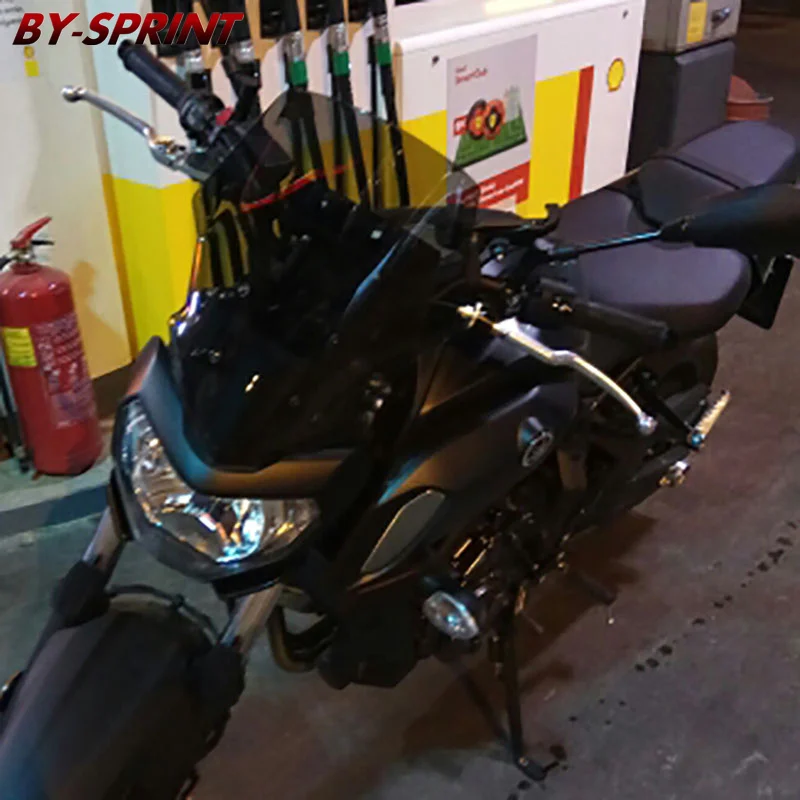 Мотоцикл для YAMAHA mtmt07 FZ07 FZ-07 лобовое стекло козырек на лобовое стекло Viser двойной пузырь
