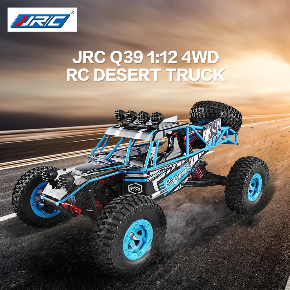 JJRC Q39 1:12 4WD RC пустынный грузовик RTR 35 км/ч+ быстрая скорость 1 кг сервопривод с высоким крутящим моментом 7,4 В 1500 мАч LiPo аккумулятор F22485