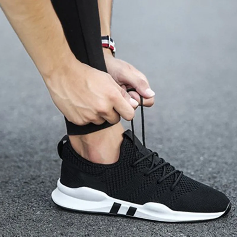 

13 flying woven shoes mesh running shoes lightweight breathable wild casual men's shoes flat running shoes student sneakers