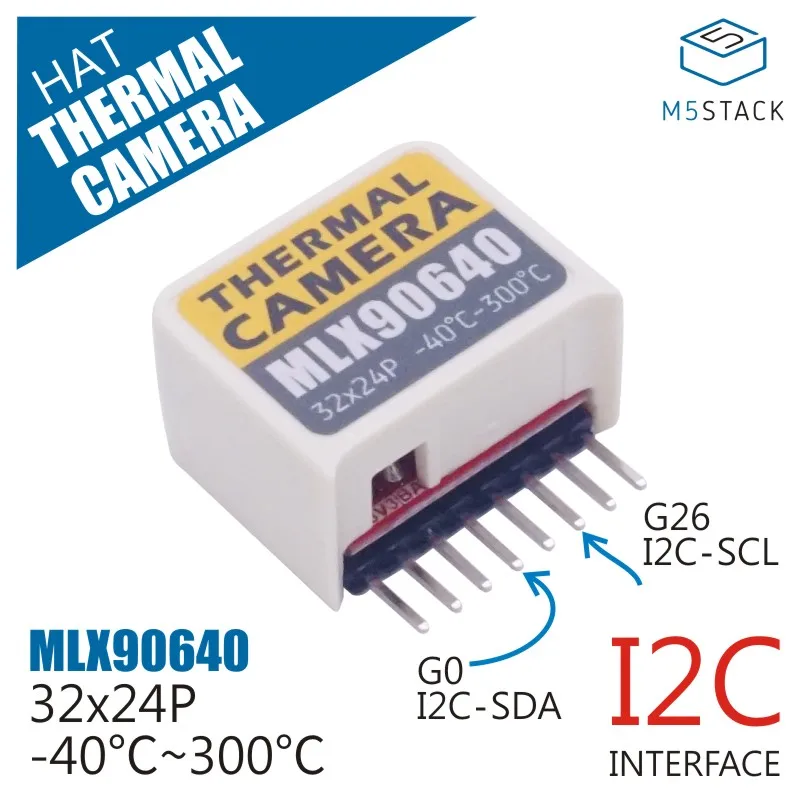 M5StickC ESP32Mini IoT плата для разработки совместимая тепловая камера шляпа (MLX90640) модуль