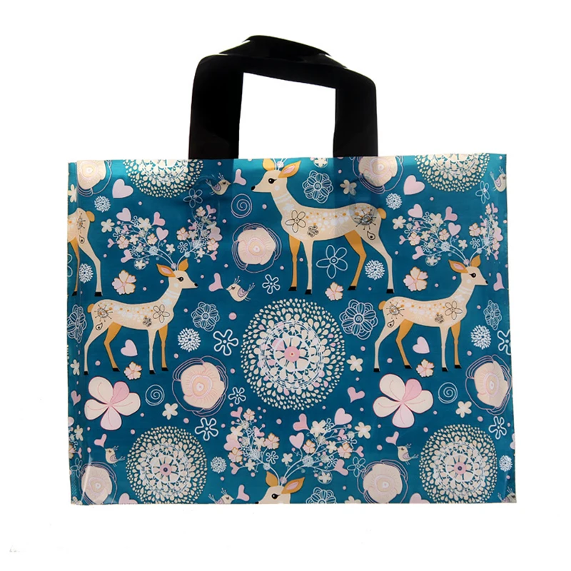 

Thick Plastic Clothes Packaging Bags With Handles Gift Shoes Shopping Bags Storage Bags Plastic Bag With Handles