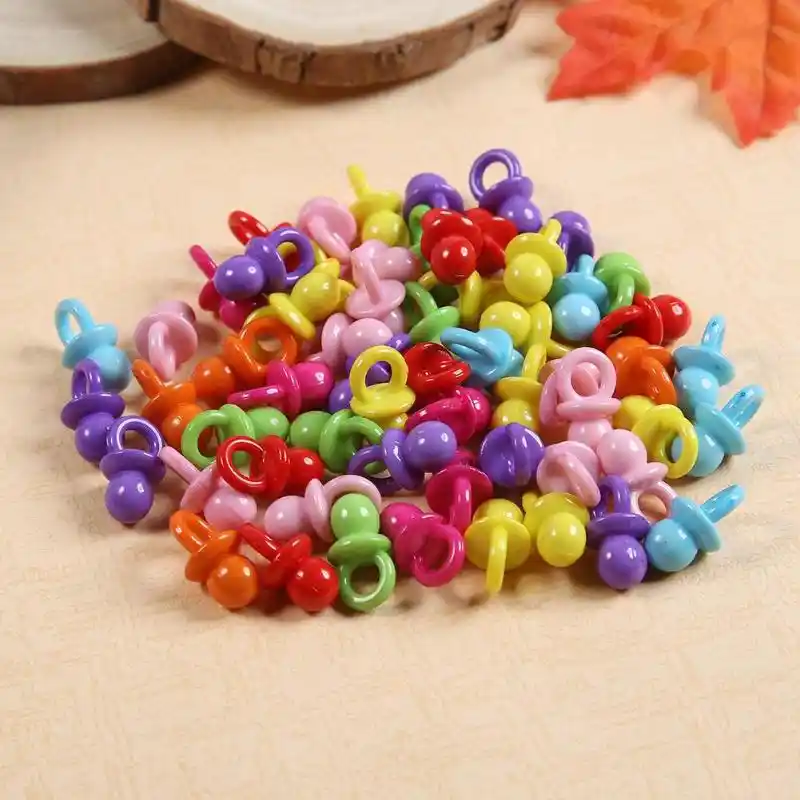 plastic pacifiers for baby shower