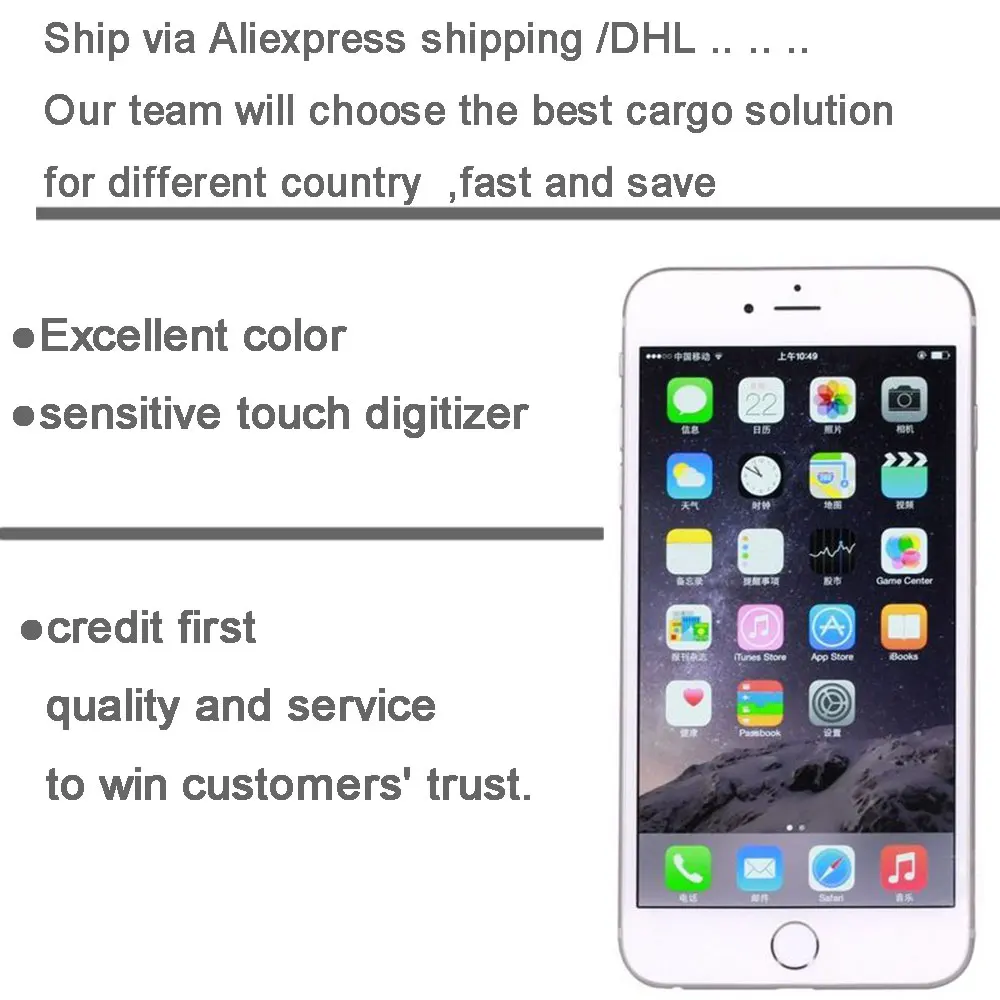 Для iPhone 6 ЖК экран дисплей с сенсорным экраном в комплекте для iphone 6G Замена