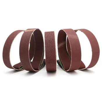 

15pcs 1X30 Inch 80/100/ 150/240/ 320 Grit Flexible Sanding Belts Abrasive Band