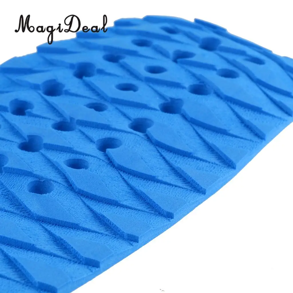 MagiDeal Professional 1 Set of 3Pcs Anti-Slip EVA Foam Surfboard Traction Tail Pads Surfing Surf Deck Grips Shortboard Accessory
